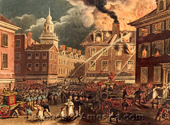 Philadelphia, PA - Fire, 1835