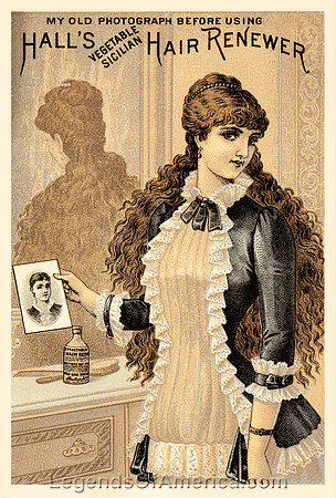 Halls Hair Renewer, 1885