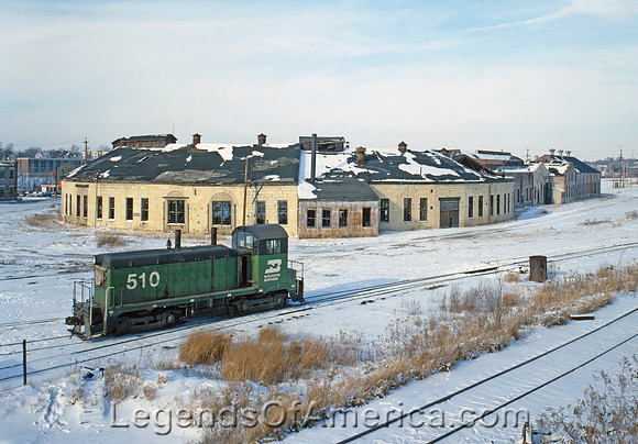 Aurora, IL - Chicago, Burlington & Quincy Railroad Roundhouse