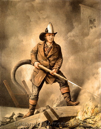 American firemanCurrierIves1858