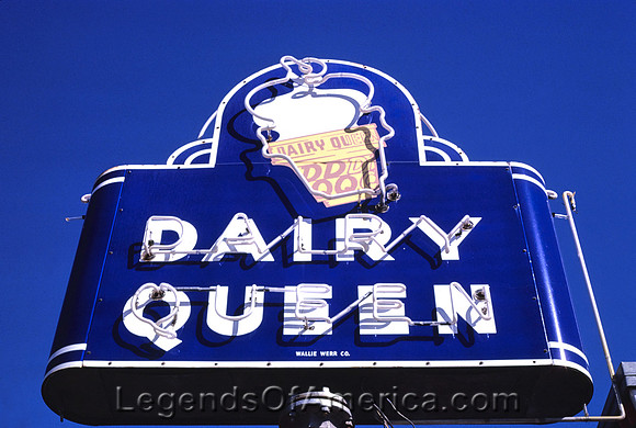 Sapulpa, OK - Dairy Queen Sign, 1979