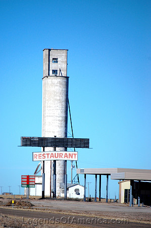 Wildorado, TX - Elevator Restaurant Sign