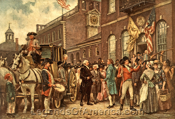 Philadelphia, PA - Washingtons Inauguration