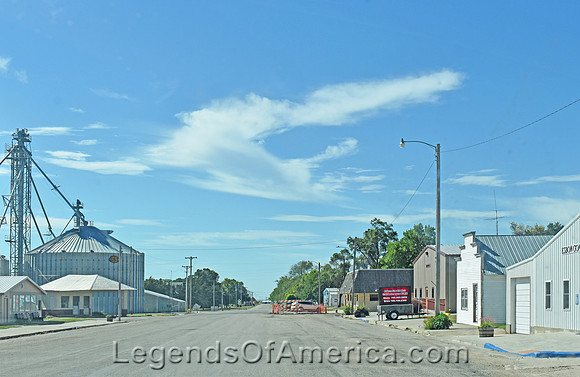 Esbon, KS - Main Street
