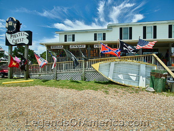 Ocracoke Island, NC - Outerbanks Pirates Chest Souvenir Shop