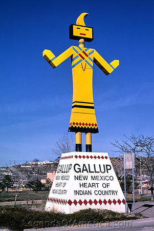 Gallup, NM - Kachina Sign