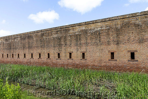 Savannah, GA - Fort James Jackson - Wall