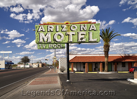 Tucson, AZ - Motel Sign