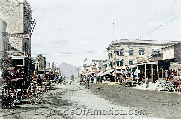 Goldfield, NV - 1907 Colorized