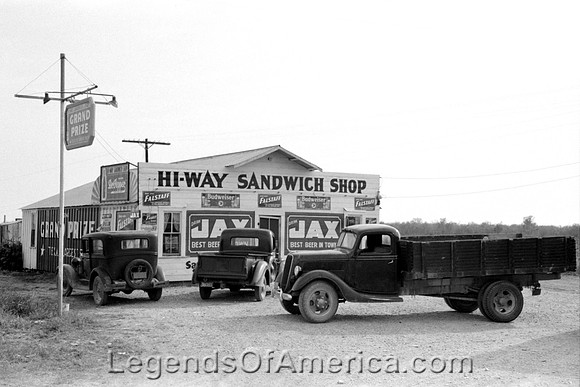 Waco, TX - Sandwich Shop, 1939