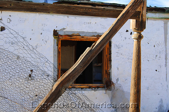 Rhyolite, NV - Shack Window - 2