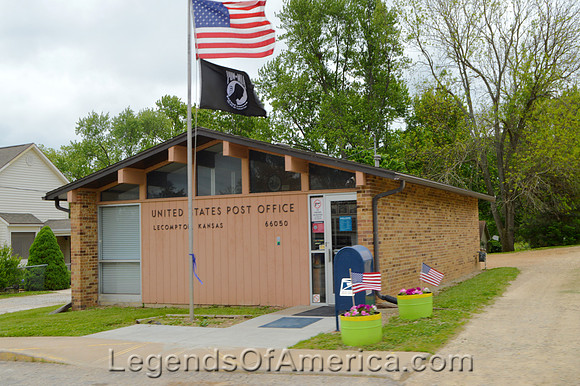 Lecompton, KS - Post Office