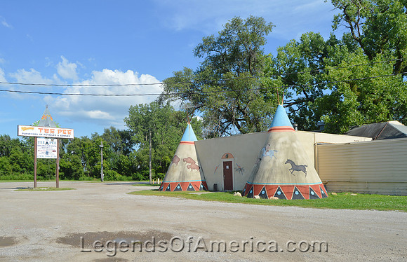 Lawrence, KS - Old Teepee Restaurant today