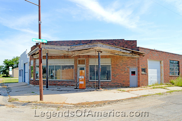 Roxbury, KS - Old Gas Station