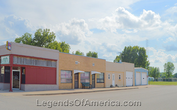 Olpe, KS - Main Street Buildings