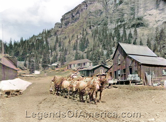 Ouray County, CO - Camp Bird Ore Wagon