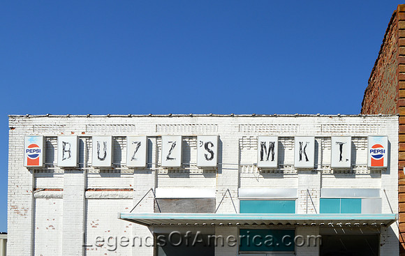 Collins, MO - Buzz's Market Old Store Sign