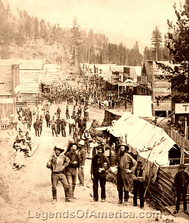 Deadwood, SD - Main Street, 1870s