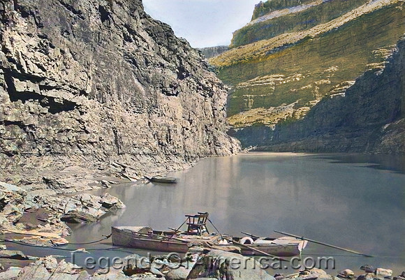 Grand Canyon, AZ - Powell Expeiditon Boat, 1871