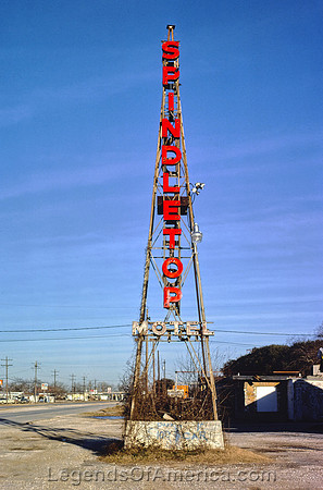 Beaumont, TX - Spindletop Motel Sign