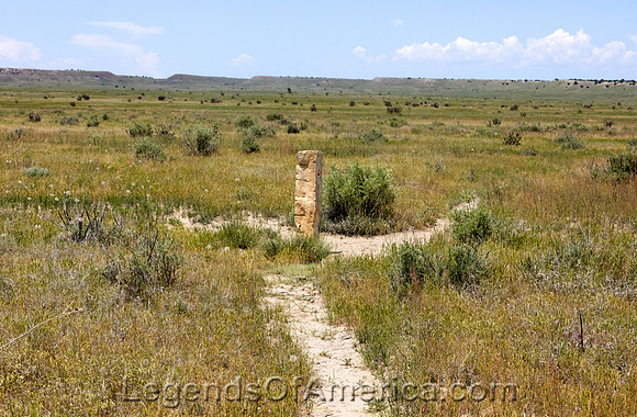 Otero County, CO - Santa Fe Trail Marker