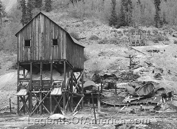 San Juan County, CO - Abandoned Mill, 1940