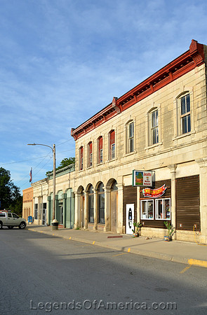 Strong City, KS - Main Street Buildings