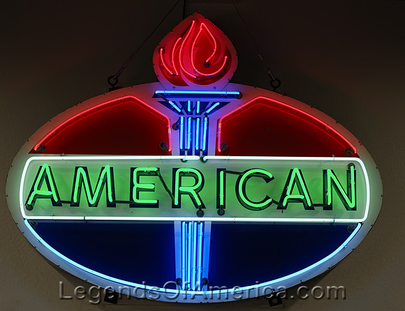 Payson, AZ - American Gasoline Sign
