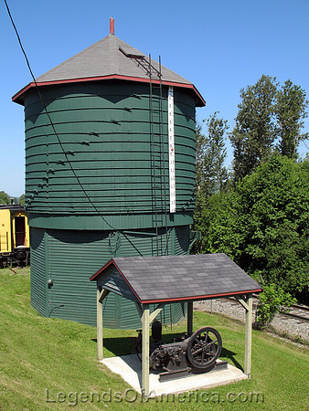 Acadian Village, ME - Bangor & Aroostook Railroad Water Tank