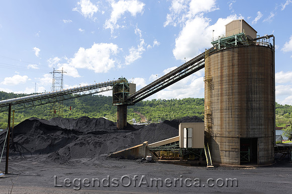 Coal yard below MoundsvilleMarshall CountyWVHighsmith2015