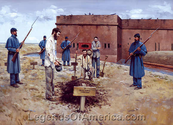 Fort Pulaski, GA - Burial