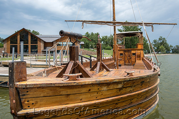 Lewis and Clark State Park,  IA -Keelboat