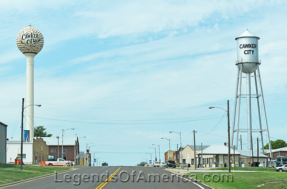 Cawker City, KS - Water Towers