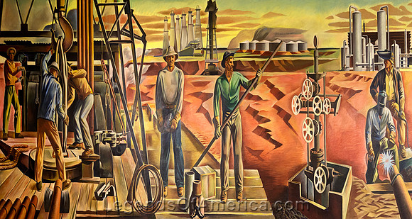 Amarillo, TX - Oil Mural