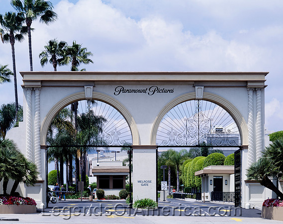 Paramount Pictures entrance gate, HollywoodCHighsmith