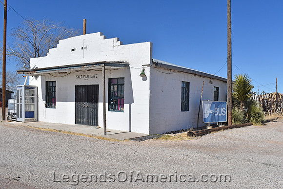 Salt Flat, TX - Cafe Bus Stop