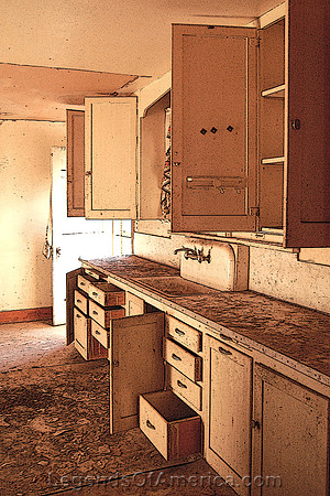 Roberts County, TX - Old Kitchen