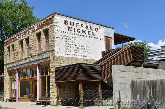 Cimarron, NM - Buffalo Nickle Building