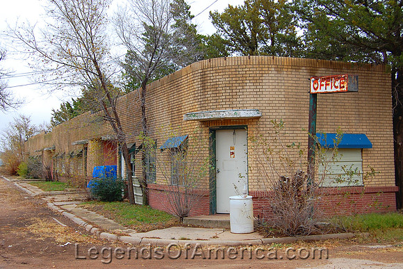 Amarillo, TX - Triangle Motel Office