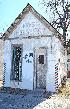 Del Rio, TX - Nicks Barber Shop - Enhanced