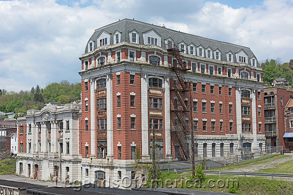 Willard Hotel, built in 1911 by the B&ORailroadGraftonWVHighsmith2015
