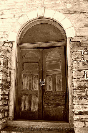 Del Rio, TX - Old Methodist Church Doors