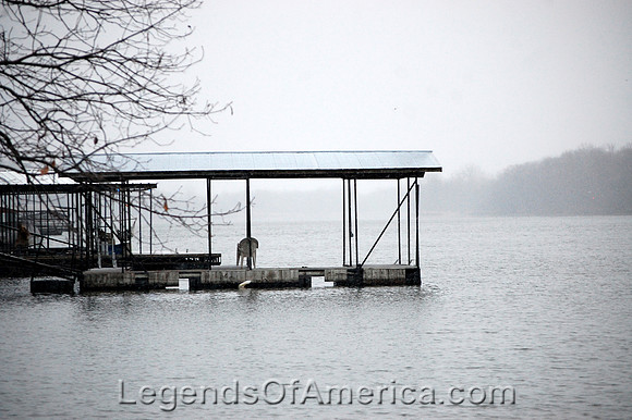 Lake of the Ozarks - Snowy Day in December
