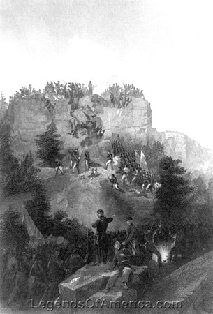 Rocky Face Ridge, GA - Attack