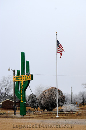 McLean, TX - Cactus Inn Sign