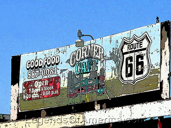 Tulsa, OK - Corner Cafe Billboard