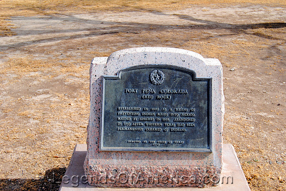 Camp Pena Colorada, TX - Marker