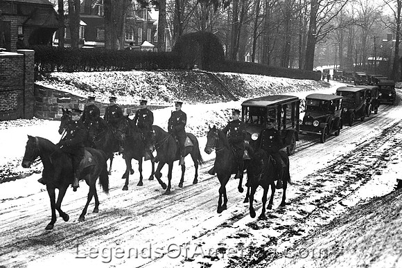 Theodore Roosevelt Funeral Procession, 1919
