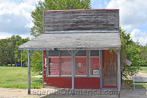 Ramona, KS - Old Barber Shop
