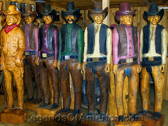 Cowboy Woodcarvings